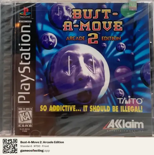 Bust-A-Move 2: Arcade Edition PlayStation, NTSC box front