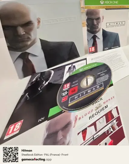 Hitman Xbox One, France box front