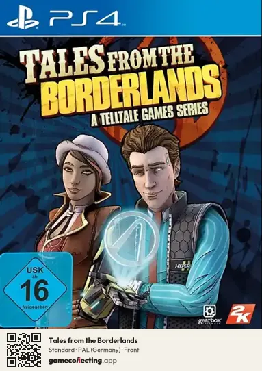 Tales from the Borderlands PlayStation 4, Germany box front