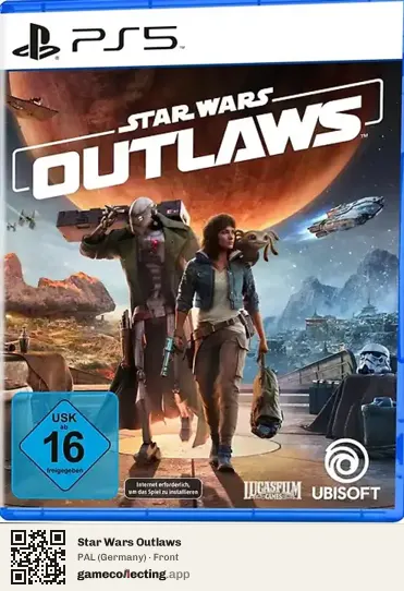 Star Wars Outlaws PlayStation 5, Germany box front