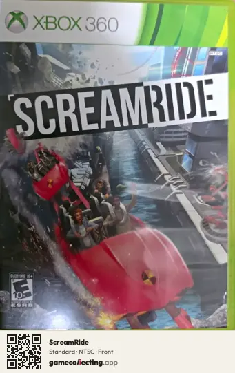ScreamRide Xbox 360, NTSC box front
