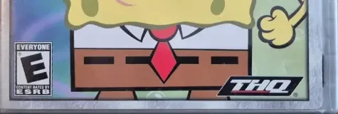 SpongeBob SquarePants: Battle for Bikini Bottom, the ESRB box on its front