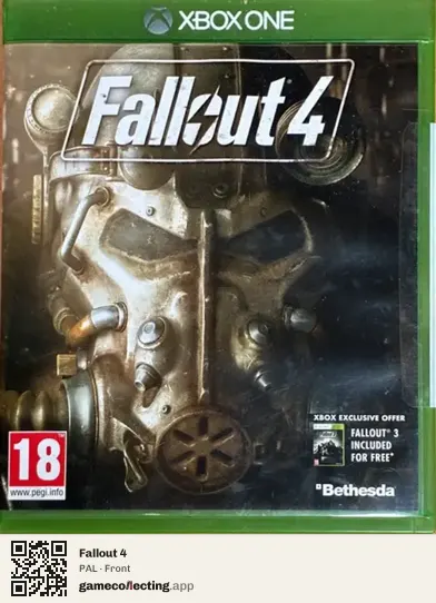 Fallout 4 Xbox One, PAL box front