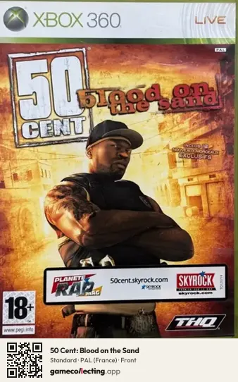 50 Cent: Blood on the Sand Xbox 360, France box front