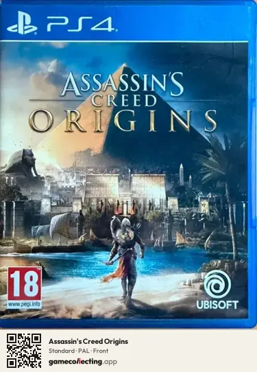 Assassin's Creed Origins PlayStation 4, PAL box front