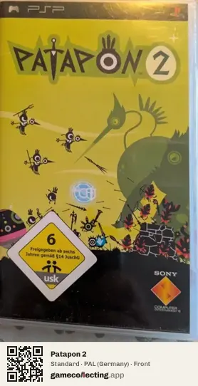 Patapon 2 PlayStation Portable, Germany box front