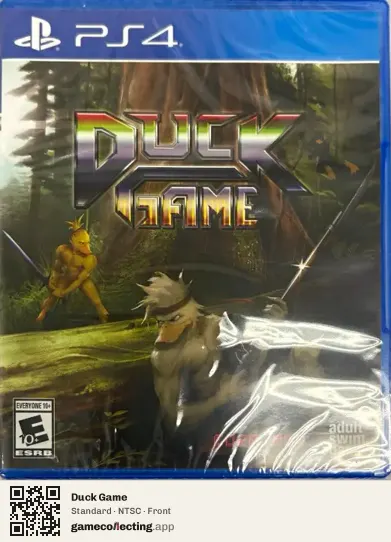 Duck Game PlayStation 4, NTSC box front