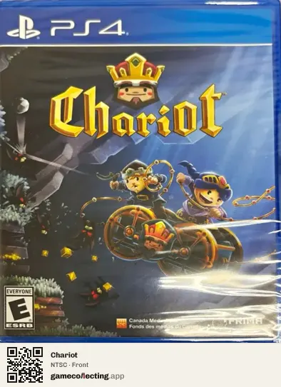 Chariot PlayStation 4, NTSC box front