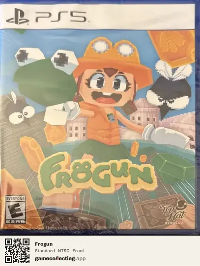 Frogun PlayStation 5, NTSC box front