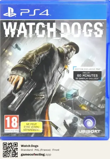 Watch Dogs PlayStation 4, France box front