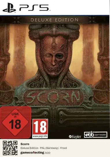 Scorn PlayStation 5, Germany box front
