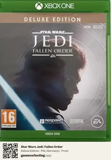 Star Wars Jedi: Fallen Order Xbox One, Germany box front