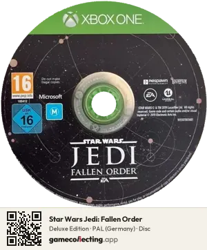 Star Wars Jedi: Fallen Order Xbox One, PAL disc