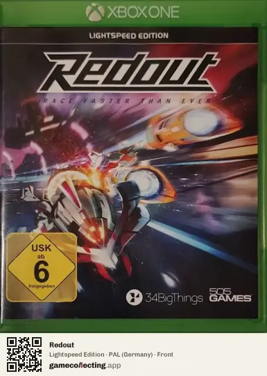 Redout Xbox One, Germany box front