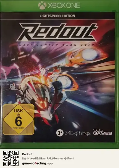 Redout Xbox One, Germany box front