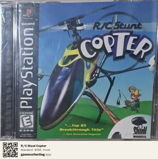 R/C Stunt Copter PlayStation, NTSC box front