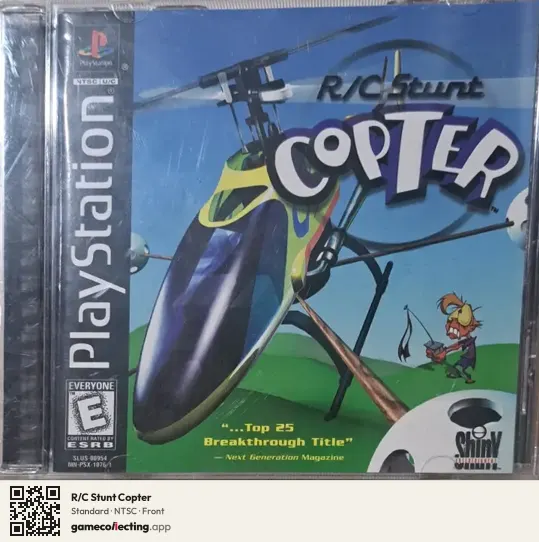R/C Stunt Copter PlayStation, NTSC box front