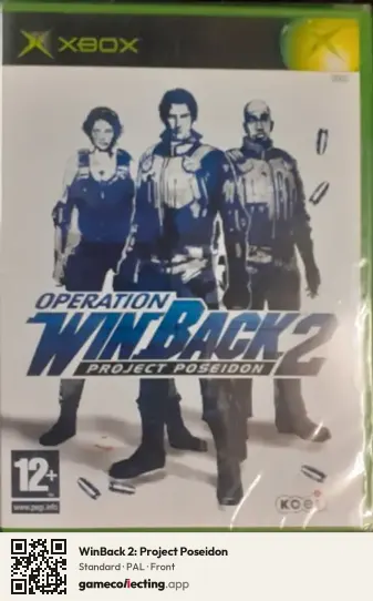 WinBack 2: Project Poseidon Xbox, PAL box front