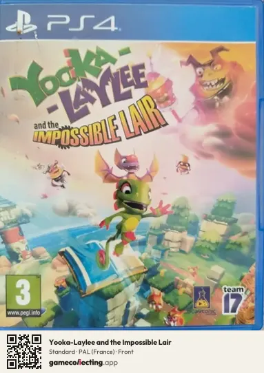Yooka-Laylee and the Impossible Lair PlayStation 4, France box front