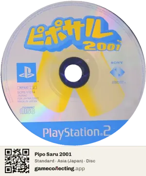 Pipo Saru 2001 PlayStation 2, Asia disc