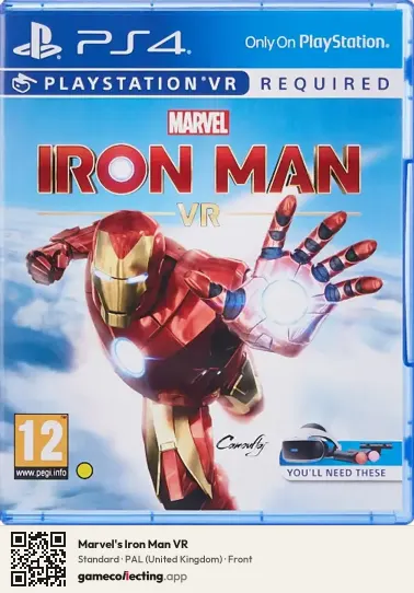Marvel's Iron Man VR PlayStation 4, United Kingdom box front