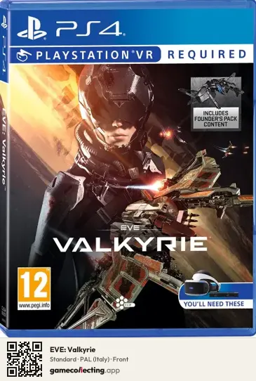 EVE: Valkyrie PlayStation 4, Italy box front