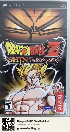 Dragon Ball Z: Shin Budokai PlayStation Portable, NTSC box front