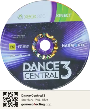 Dance Central 3 Xbox 360, PAL disc