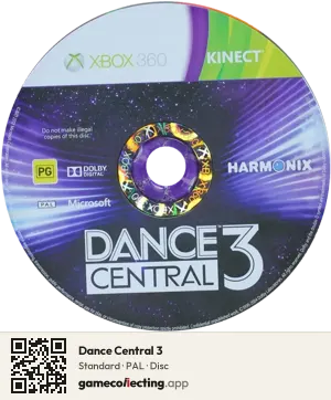 Dance Central 3 Xbox 360, PAL disc