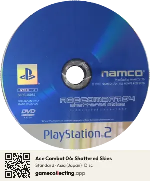 Ace Combat 04: Shattered Skies PlayStation 2, Asia disc