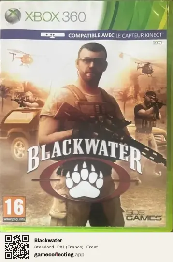 Blackwater Xbox 360, France box front