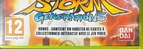 Naruto Shippuden: Ultimate Ninja Storm Generations, the PEGI square on its front