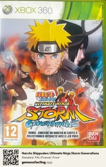 Naruto Shippuden: Ultimate Ninja Storm Generations Xbox 360, France box front