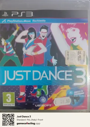Just Dance 3 PlayStation 3, Italy box front