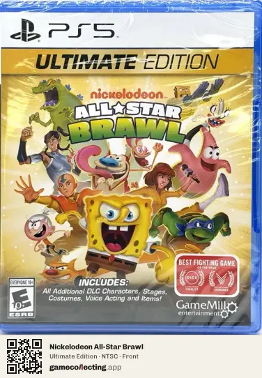 Nickelodeon All-Star Brawl PlayStation 5, NTSC box front