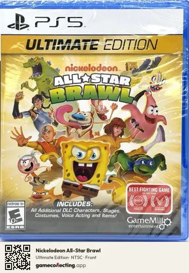 Nickelodeon All-Star Brawl PlayStation 5, NTSC box front