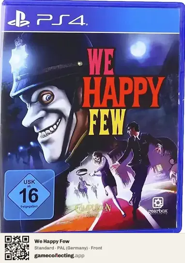 We Happy Few PlayStation 4, Germany box front
