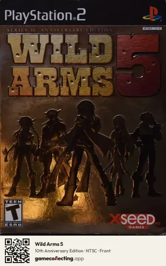 Wild Arms 5 PlayStation 2, NTSC box front