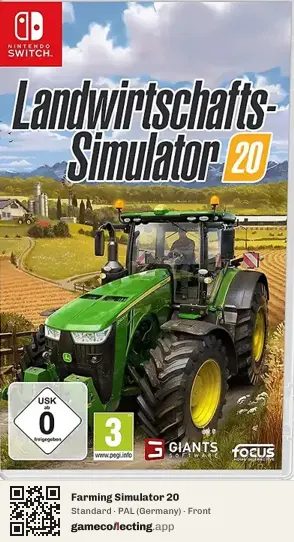 Farming Simulator 20 Nintendo Switch, Germany box front