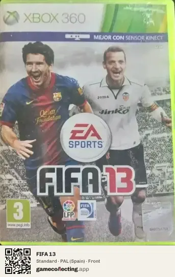 FIFA 13 Xbox 360, Spain box front