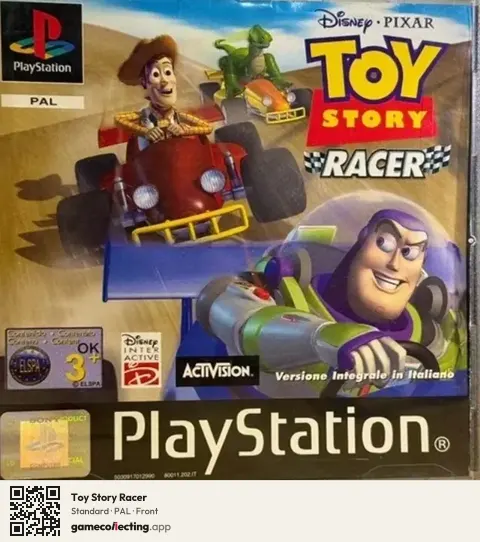 Toy Story Racer PlayStation, PAL box front