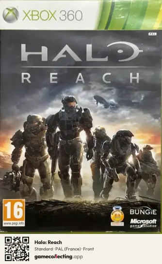 Halo: Reach Xbox 360, France box front