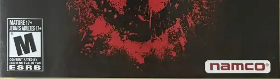 Splatterhouse, the ESRB box on its front