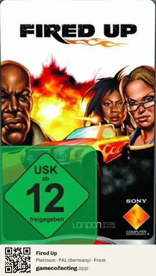 Fired Up PlayStation Portable, Germany box front