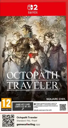 Octopath Traveler Nintendo Switch 2, PAL box front