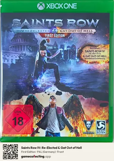 Saints Row IV: Re-Elected & Gat Out of Hell Xbox One, Germany box front