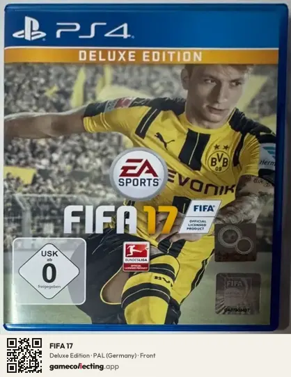 FIFA 17 PlayStation 4, Germany box front
