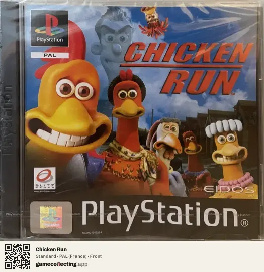 Chicken Run PlayStation, France box front