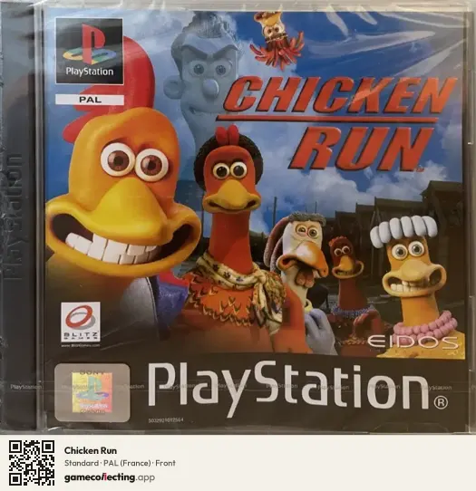Chicken Run PlayStation, France box front