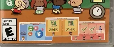 Big Brain Academy: Brain vs. Brain, the ESRB box on its front